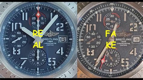 spot breitling avenger fake